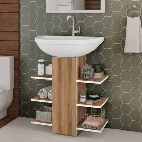 المنظم السحري لأسفل حوض الحمام (Meuble Sous-Lavabo) – الحل الذكي لترتيب حمامك! 🛒 - الصورة 2